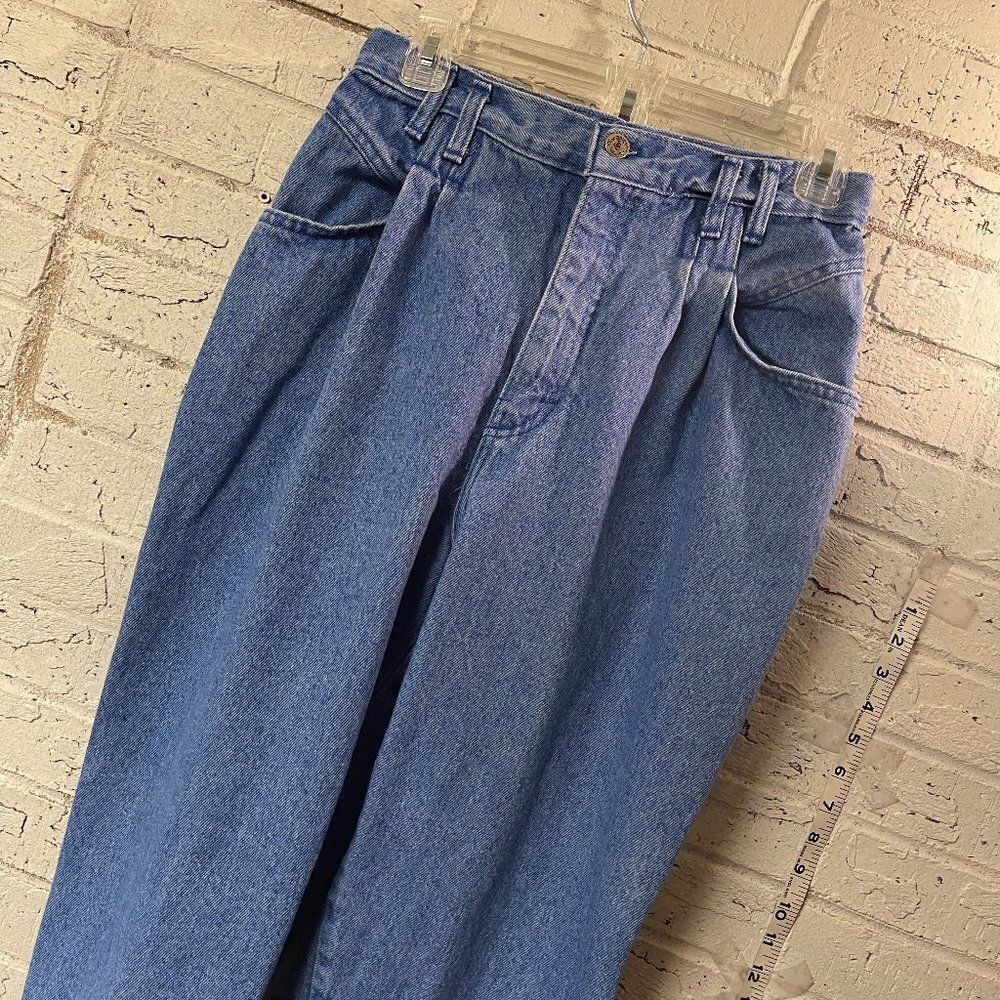 Vintage Jaclyn Smith Mom Jeans Light Wash 7/8